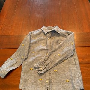 Racing car embroidered shirt